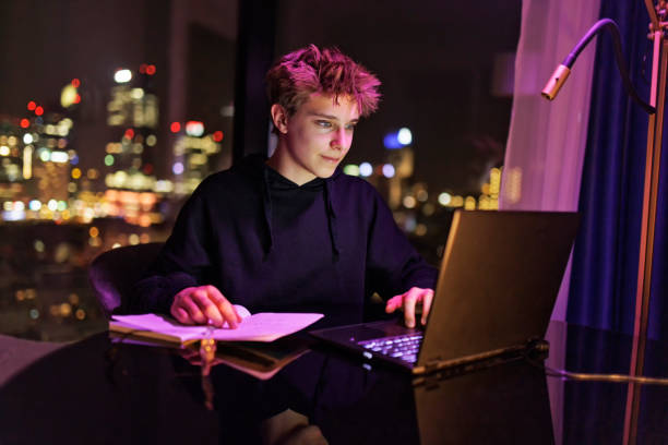 Boy with Laptop